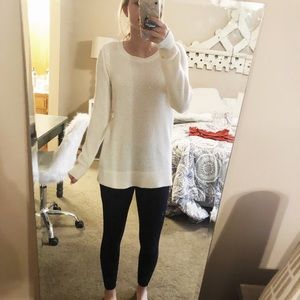 Light weight Loft white sweater